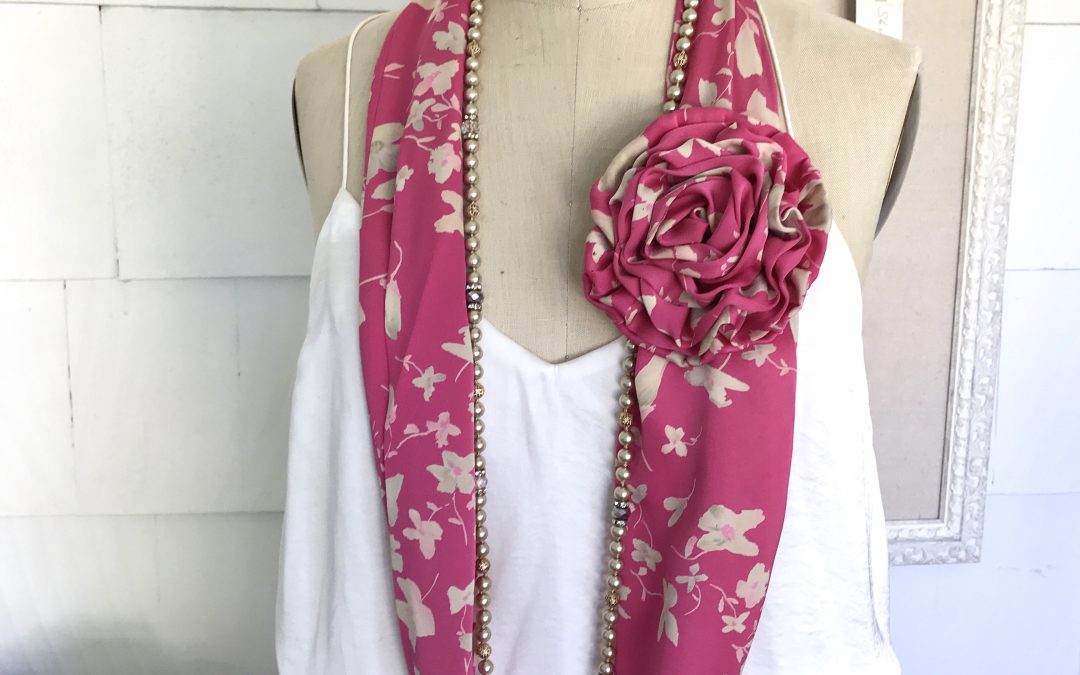 Floral Necklace Sccarves